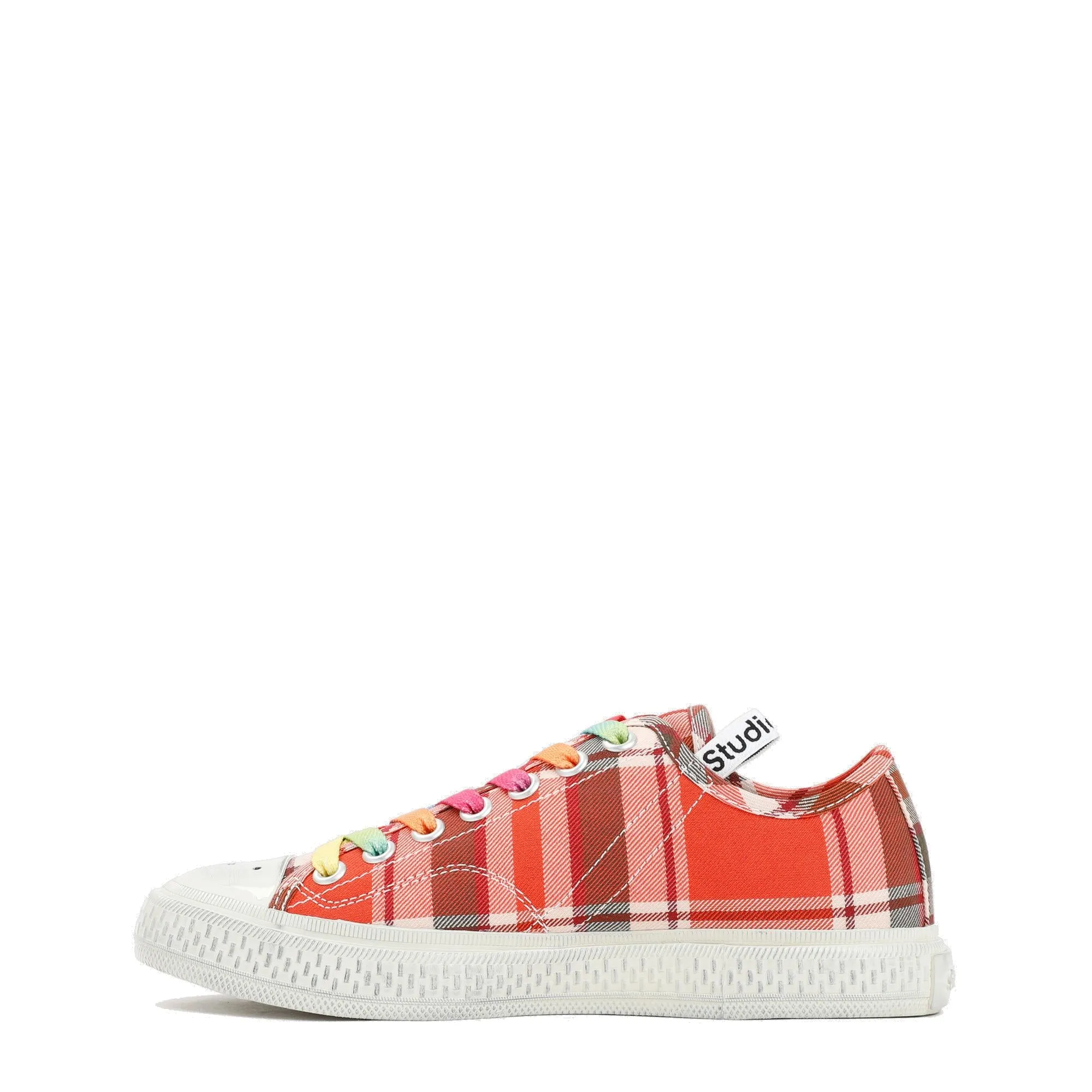 Acne Studios Ballow Check Distressed Sneakers