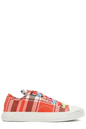 Acne Studios Ballow Check Distressed Sneakers