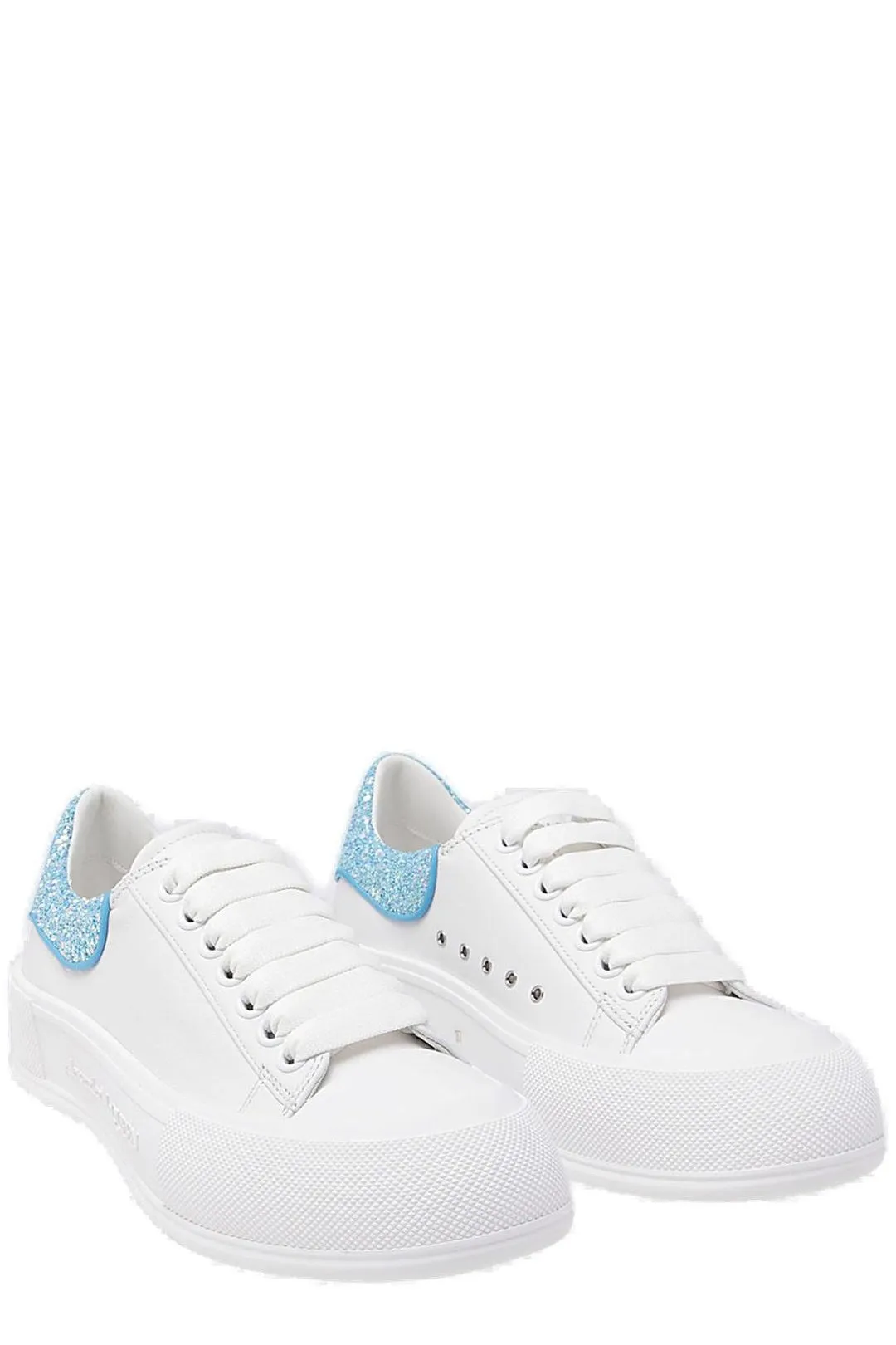 Alexander Mcqueen Deck Plimsoll Lace-Up Sneakers