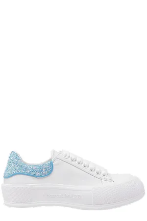 Alexander Mcqueen Deck Plimsoll Lace-Up Sneakers