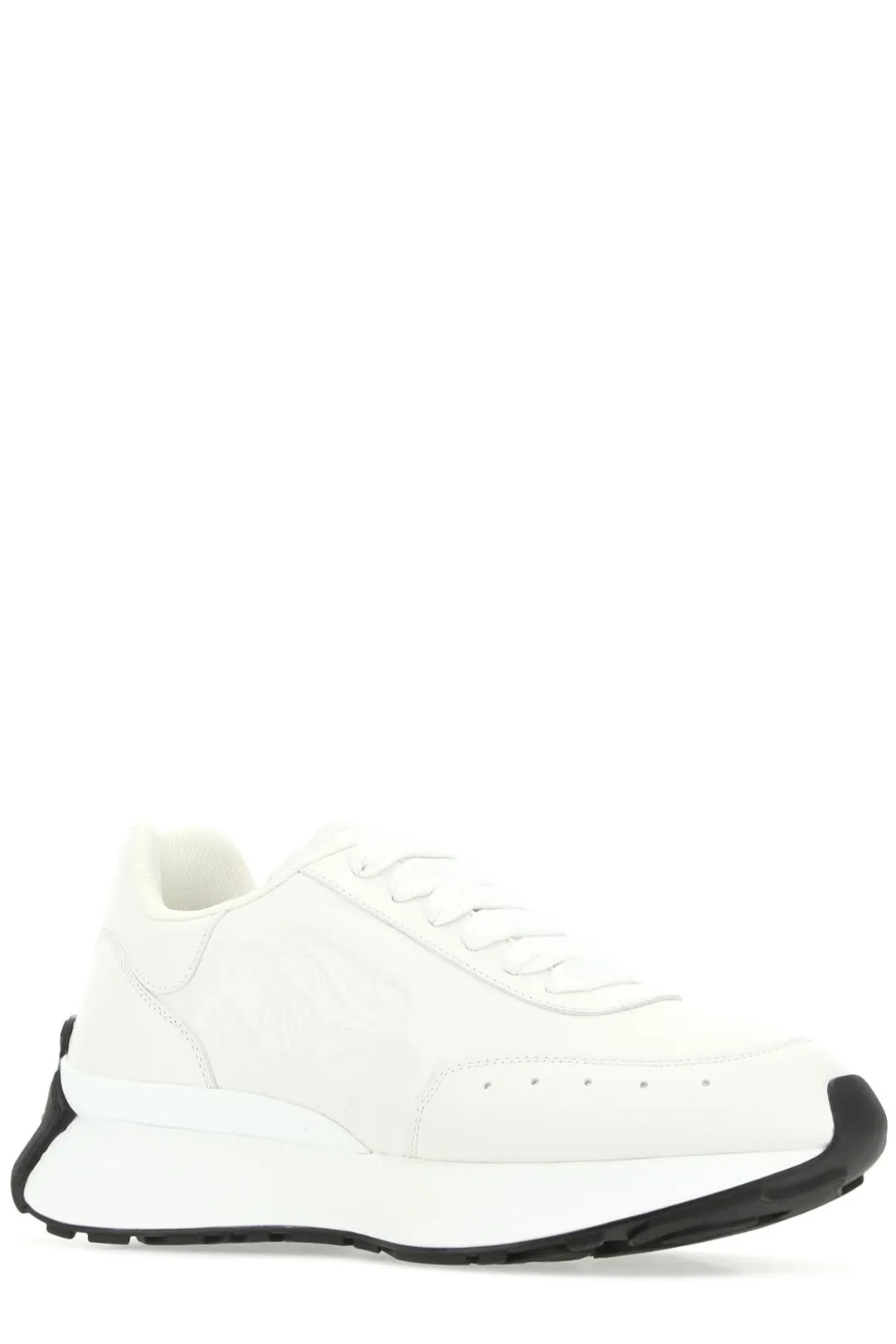 Alexander McQueen Embossed Lace-Up Sneakers