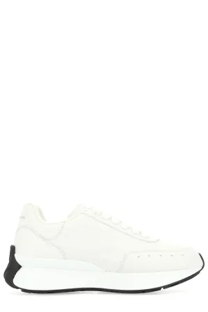 Alexander McQueen Embossed Lace-Up Sneakers