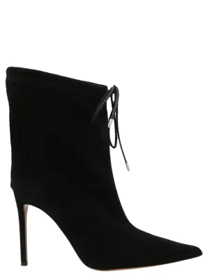 Alexandre Vauthier Lace Detail Ankle Boots