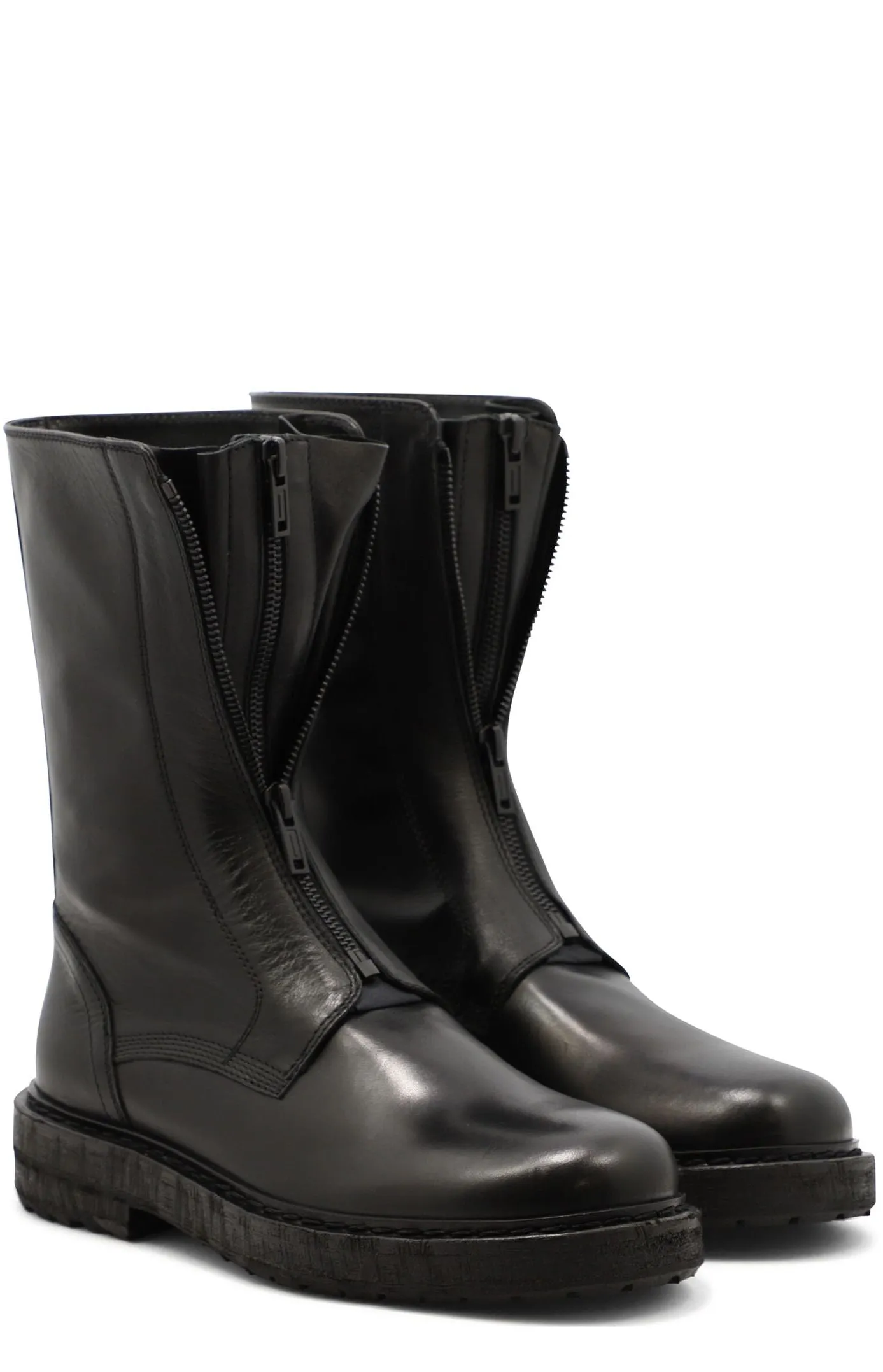 Ann Demeulemeester Front Zipped Detail Boots