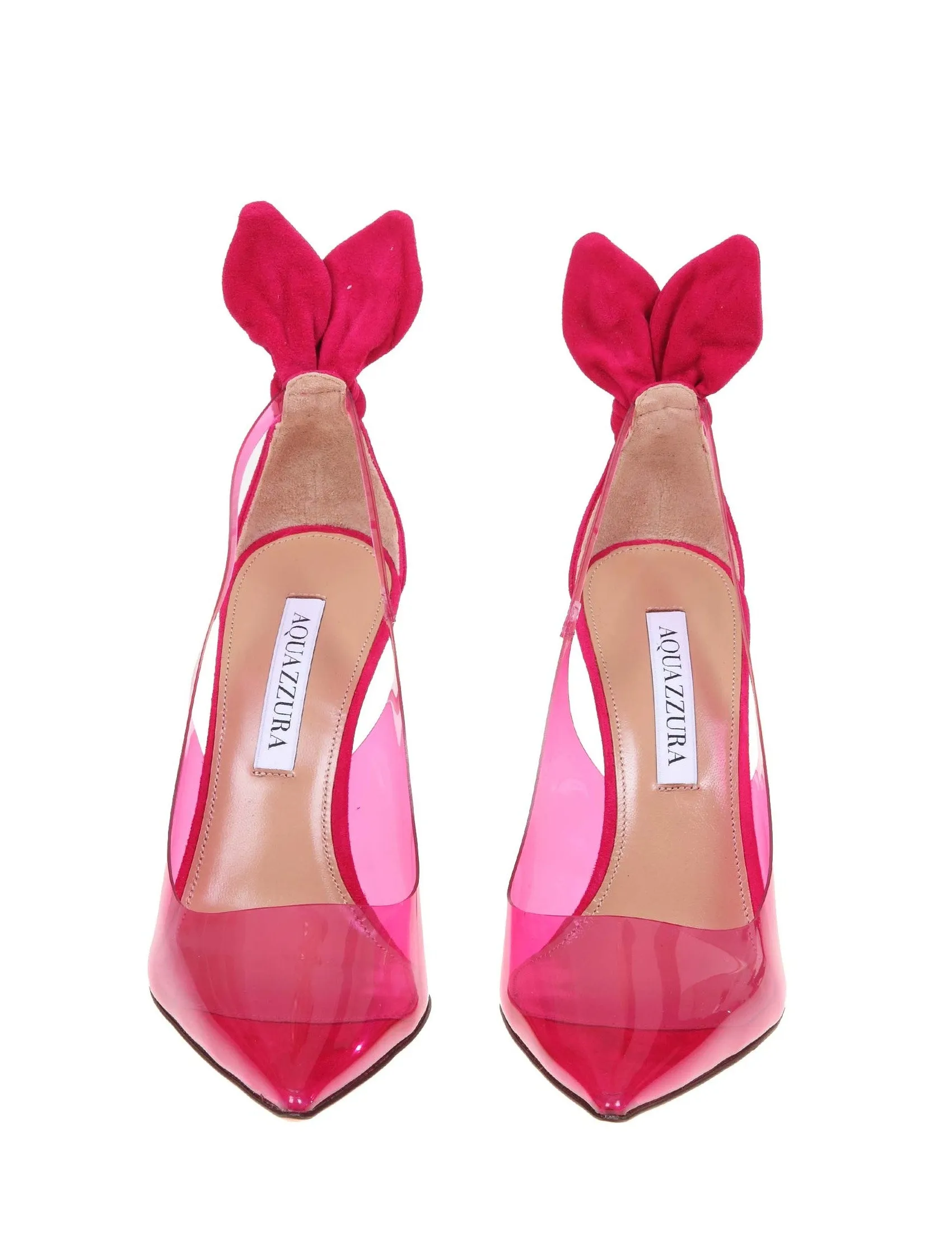 Aquazzura Bow Tie Pointed Toe Pumps