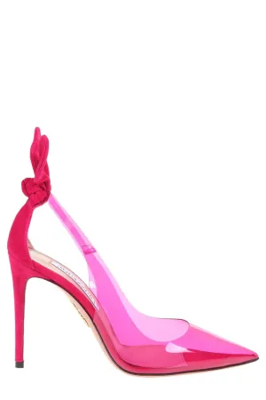 Aquazzura Bow Tie Pointed Toe Pumps