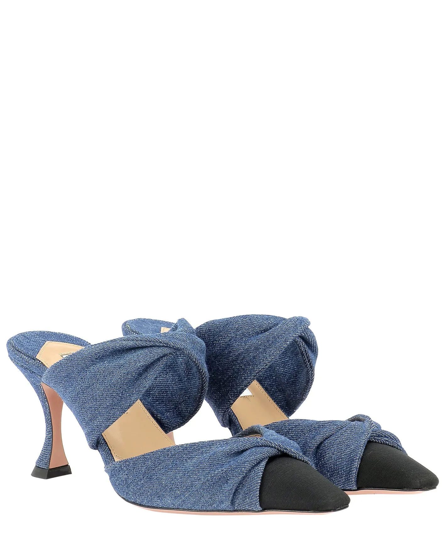 Aquazzura Twist 75 Mule Pumps