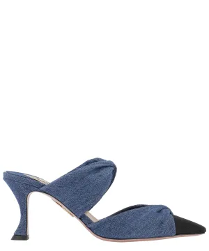 Aquazzura Twist 75 Mule Pumps