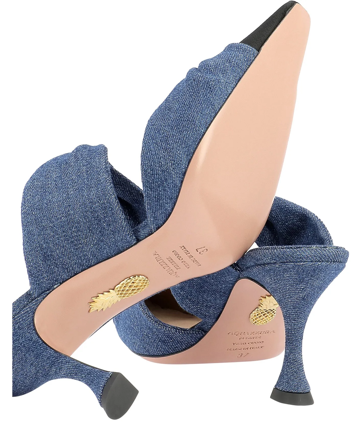 Aquazzura Twist 75 Mule Pumps