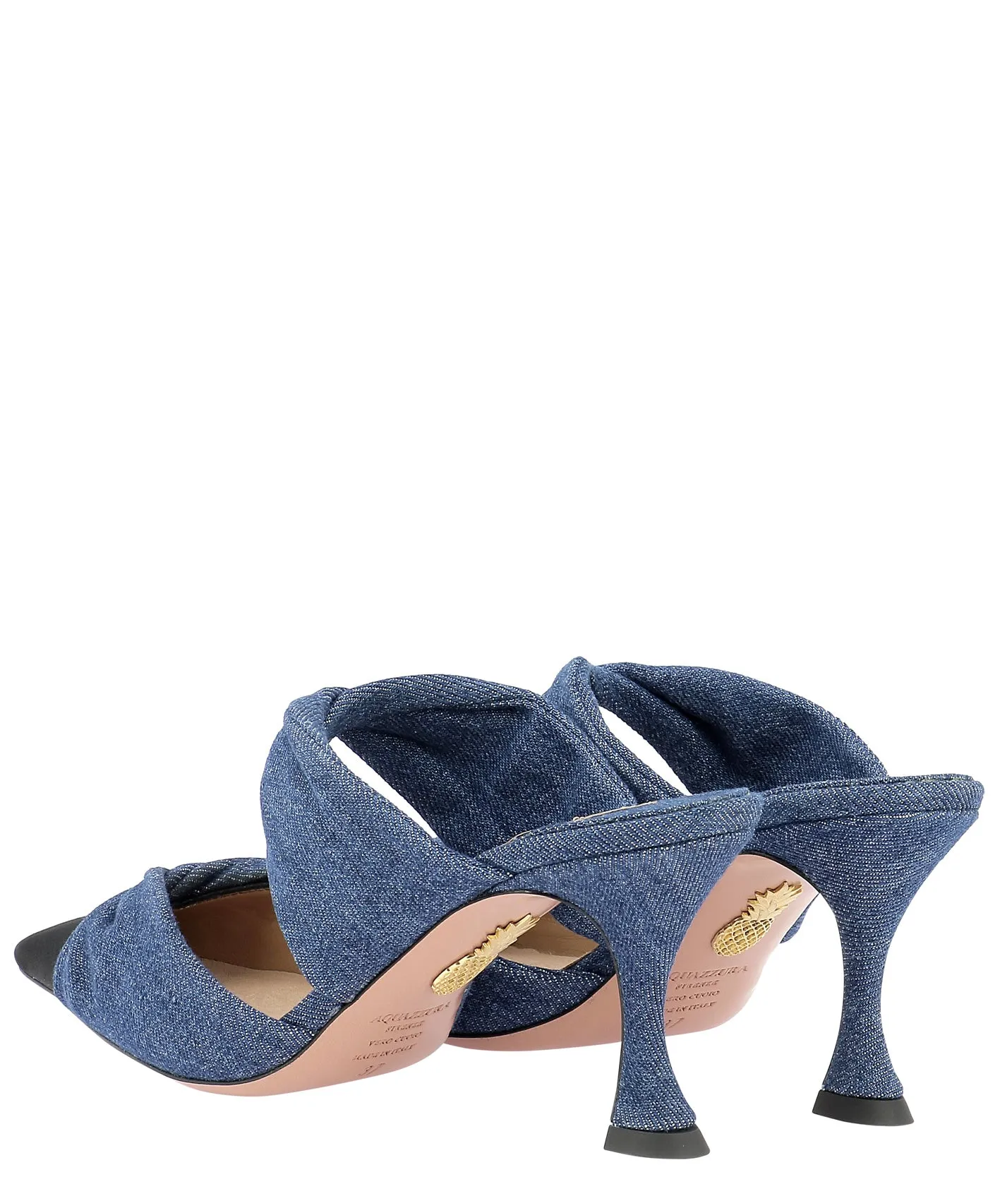 Aquazzura Twist 75 Mule Pumps