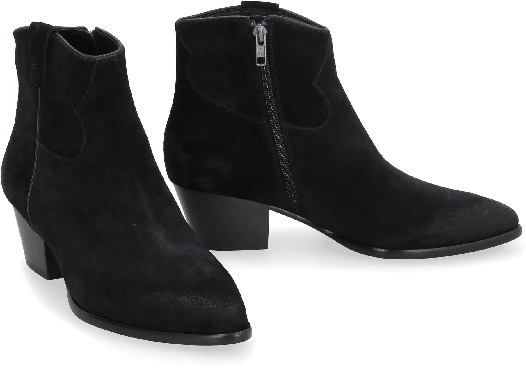Ash Houston Pointed-Toe Ankle Boots