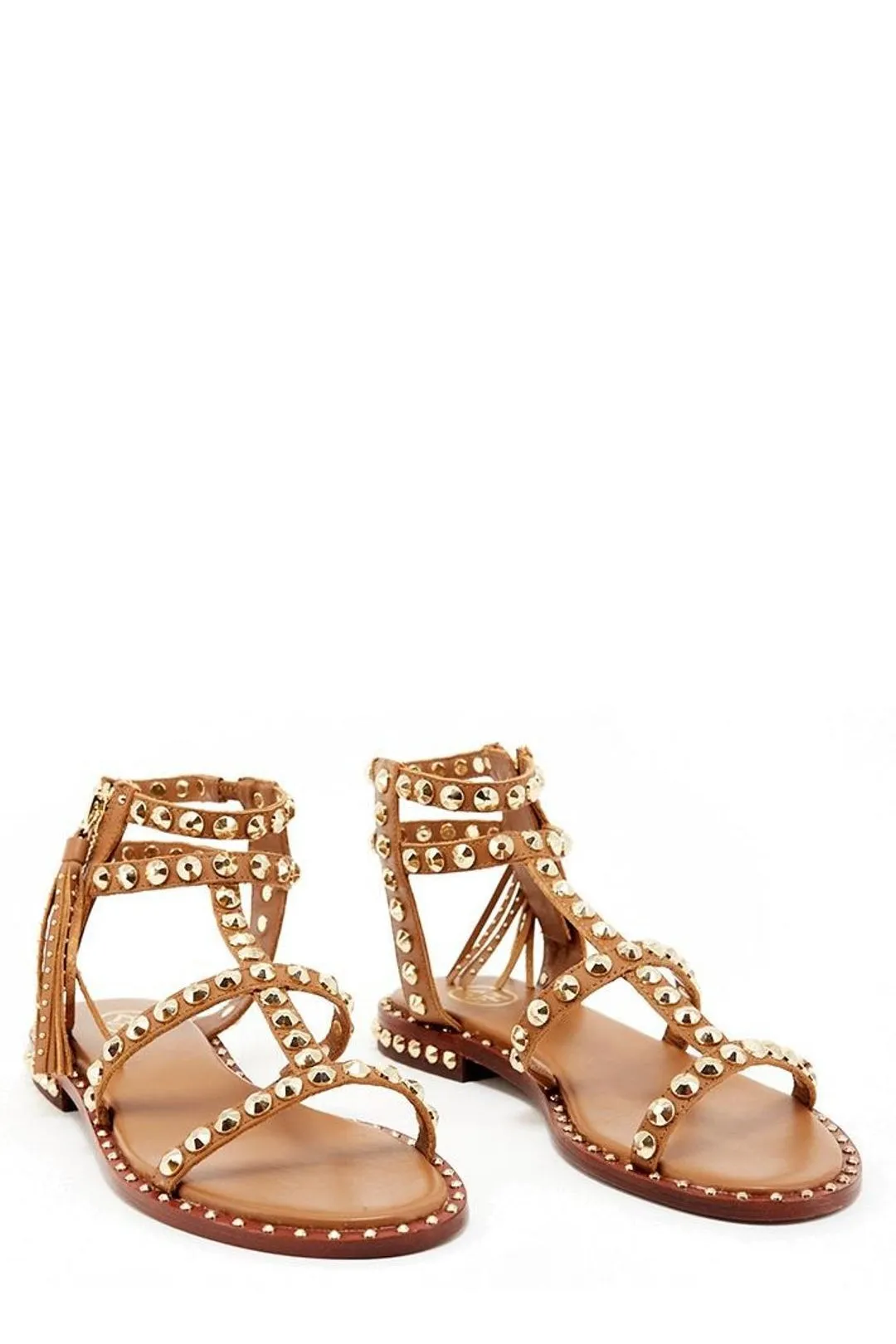 Ash Stud Embellished Flat Sandals