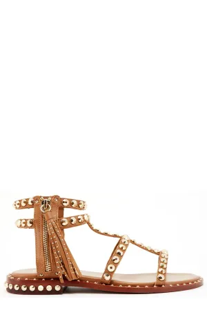 Ash Stud Embellished Flat Sandals