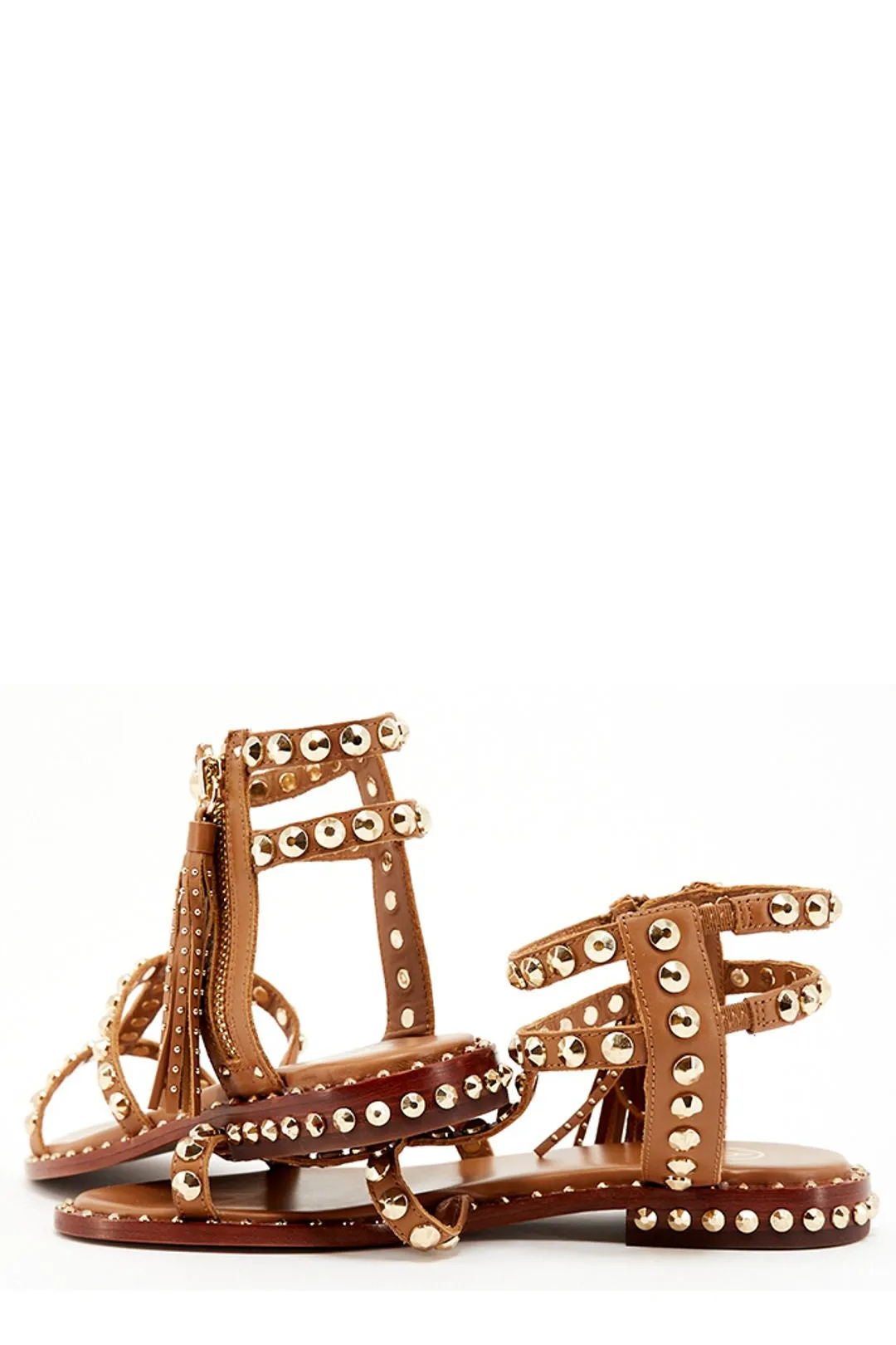 Ash Stud Embellished Flat Sandals