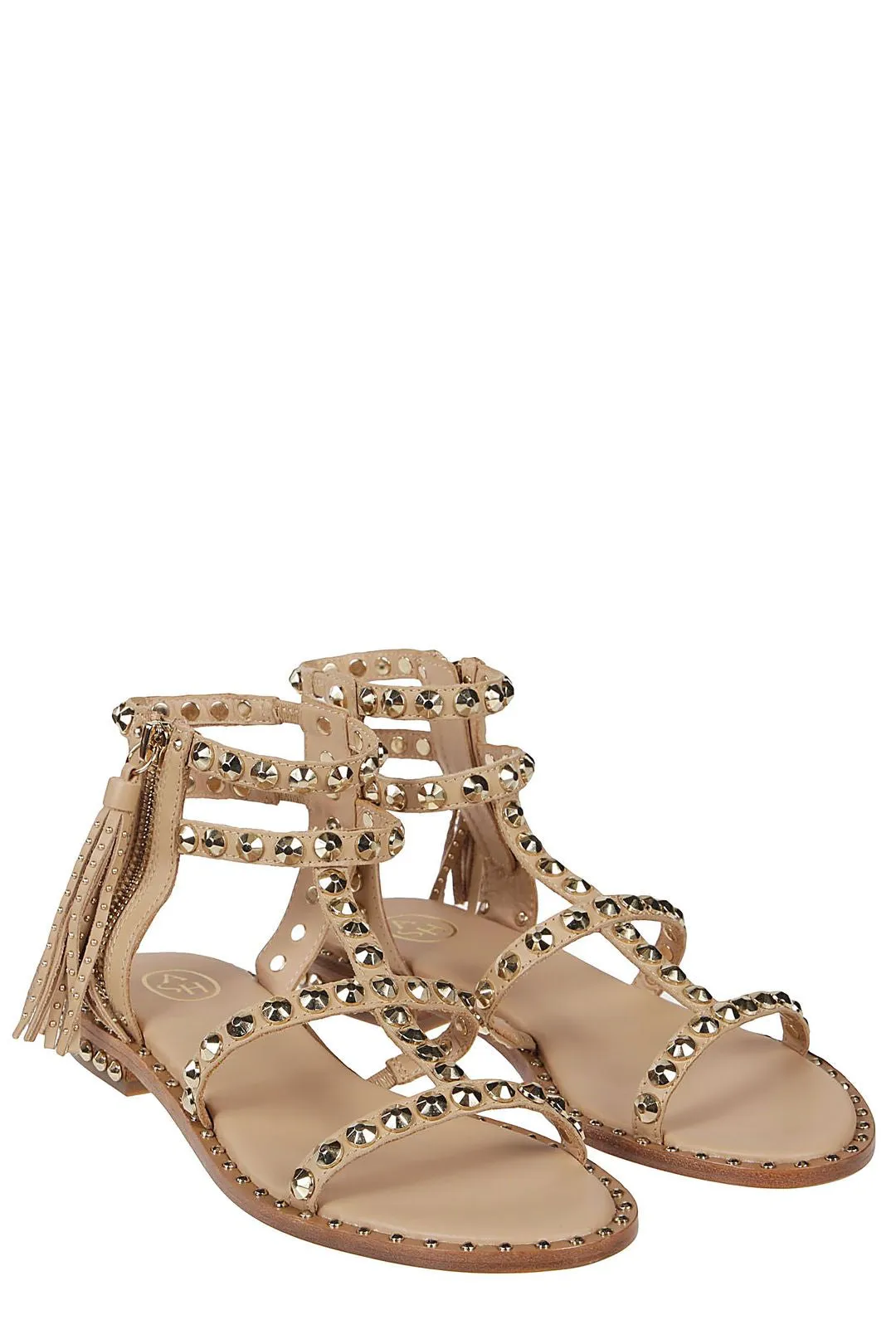 Ash Stud Embellished Flat Sandals