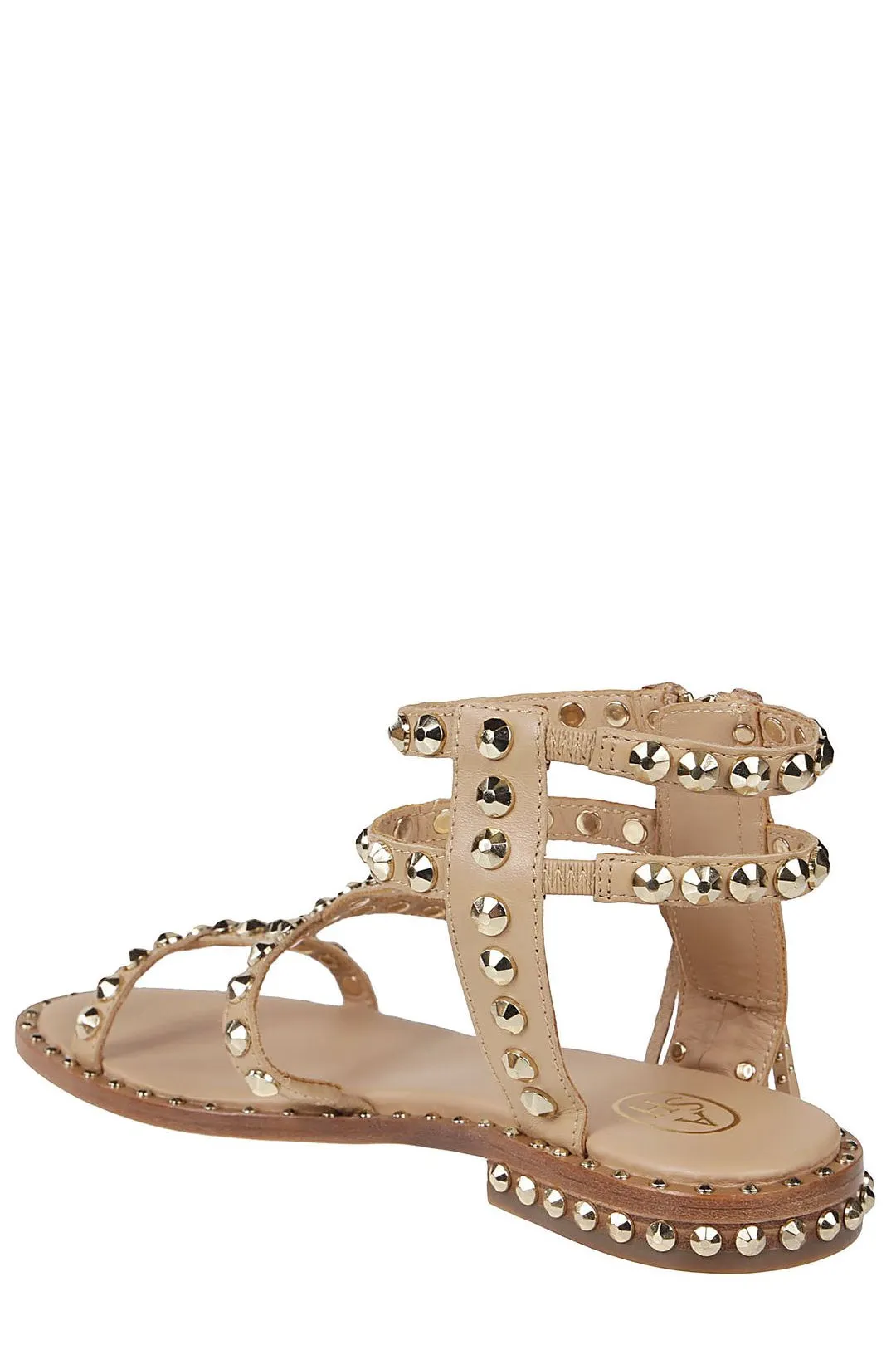 Ash Stud Embellished Flat Sandals