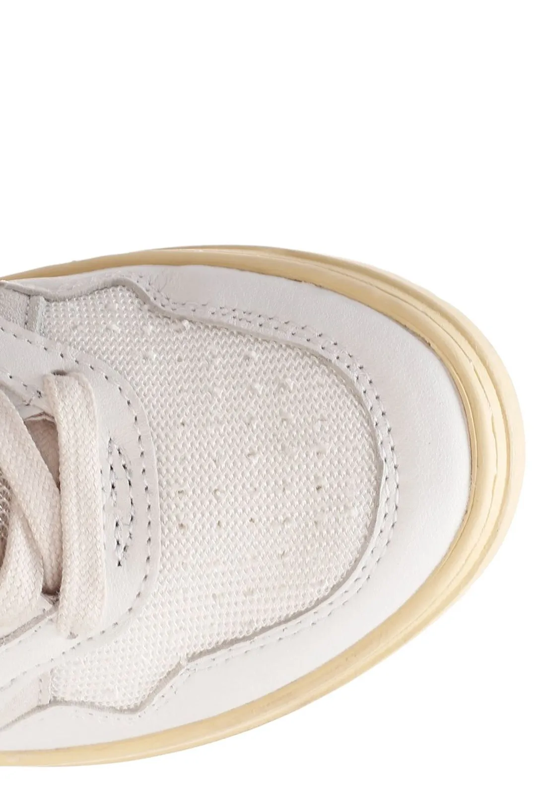 Autry Logo Patch Lace-Up Sneakers