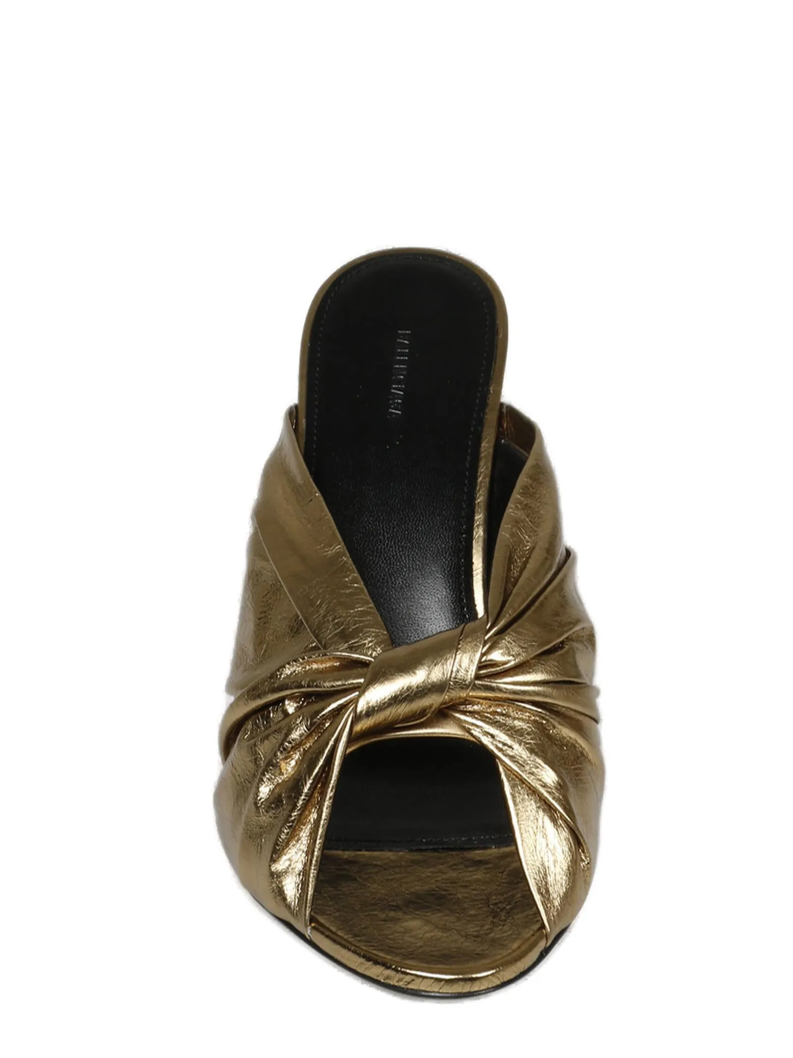 Balenciaga Knot-Detail Peep-Toe Sandals