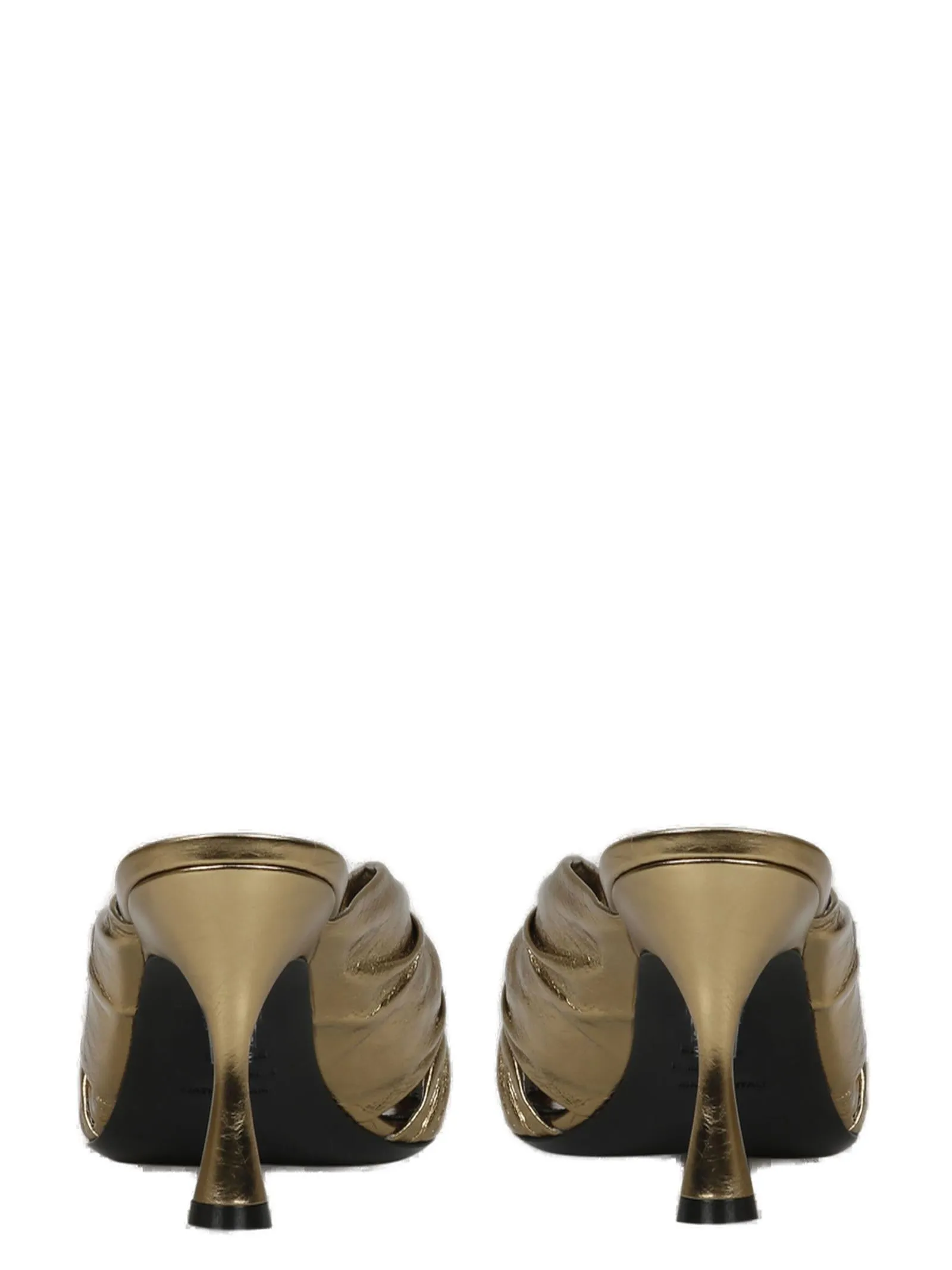 Balenciaga Knot-Detail Peep-Toe Sandals