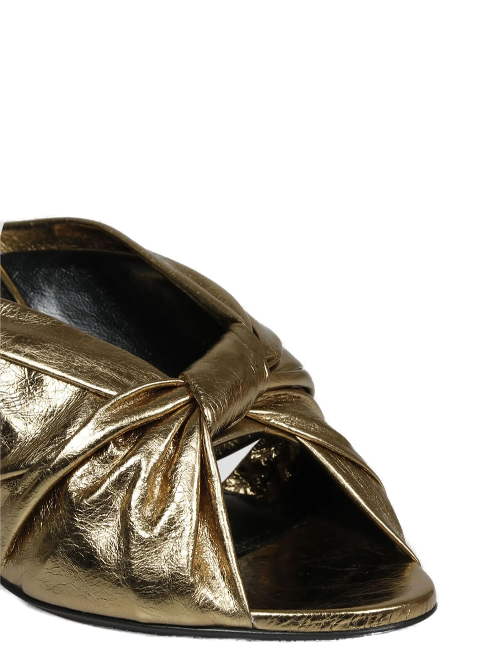 Balenciaga Knot-Detail Peep-Toe Sandals