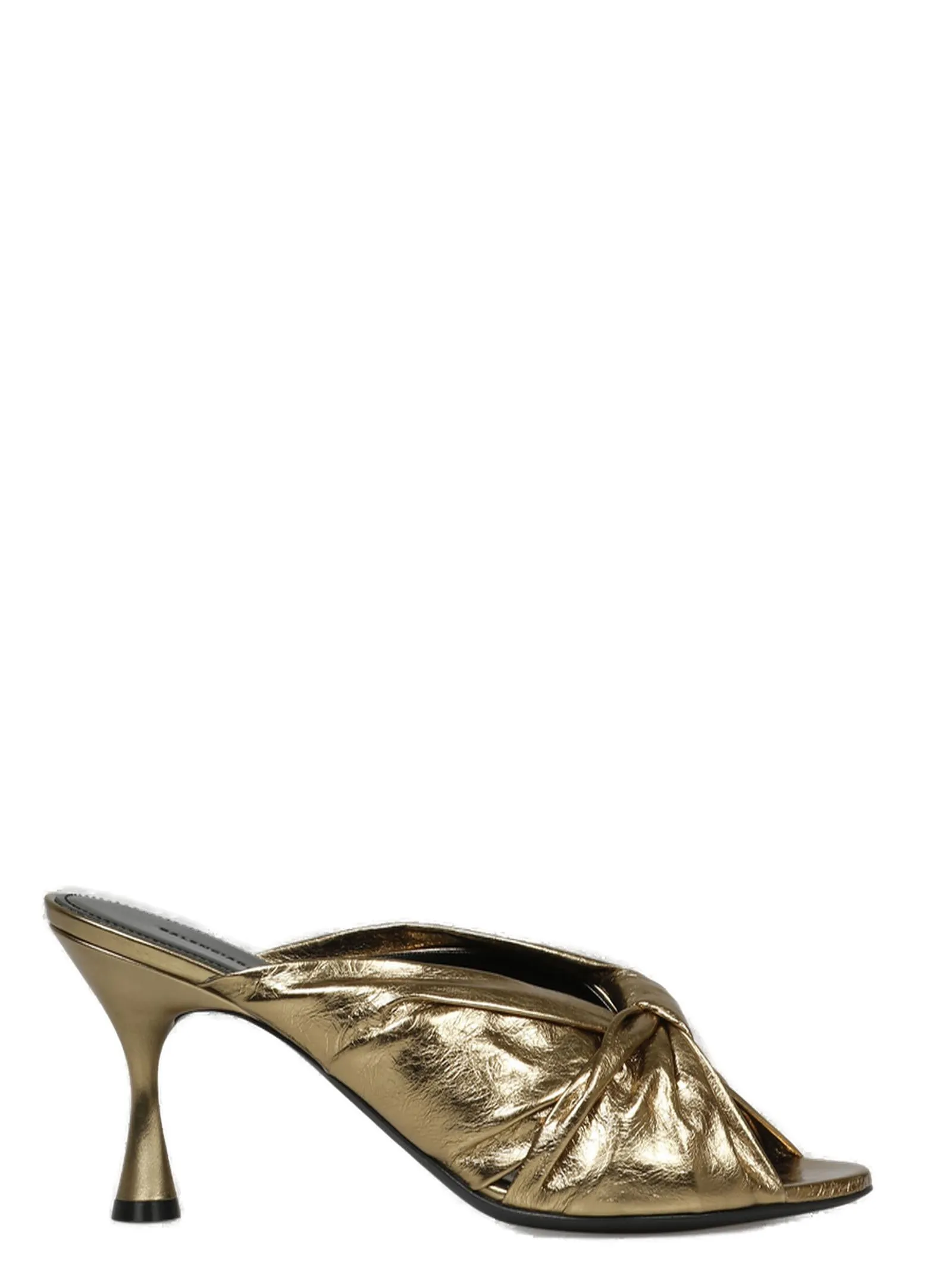 Balenciaga Knot-Detail Peep-Toe Sandals