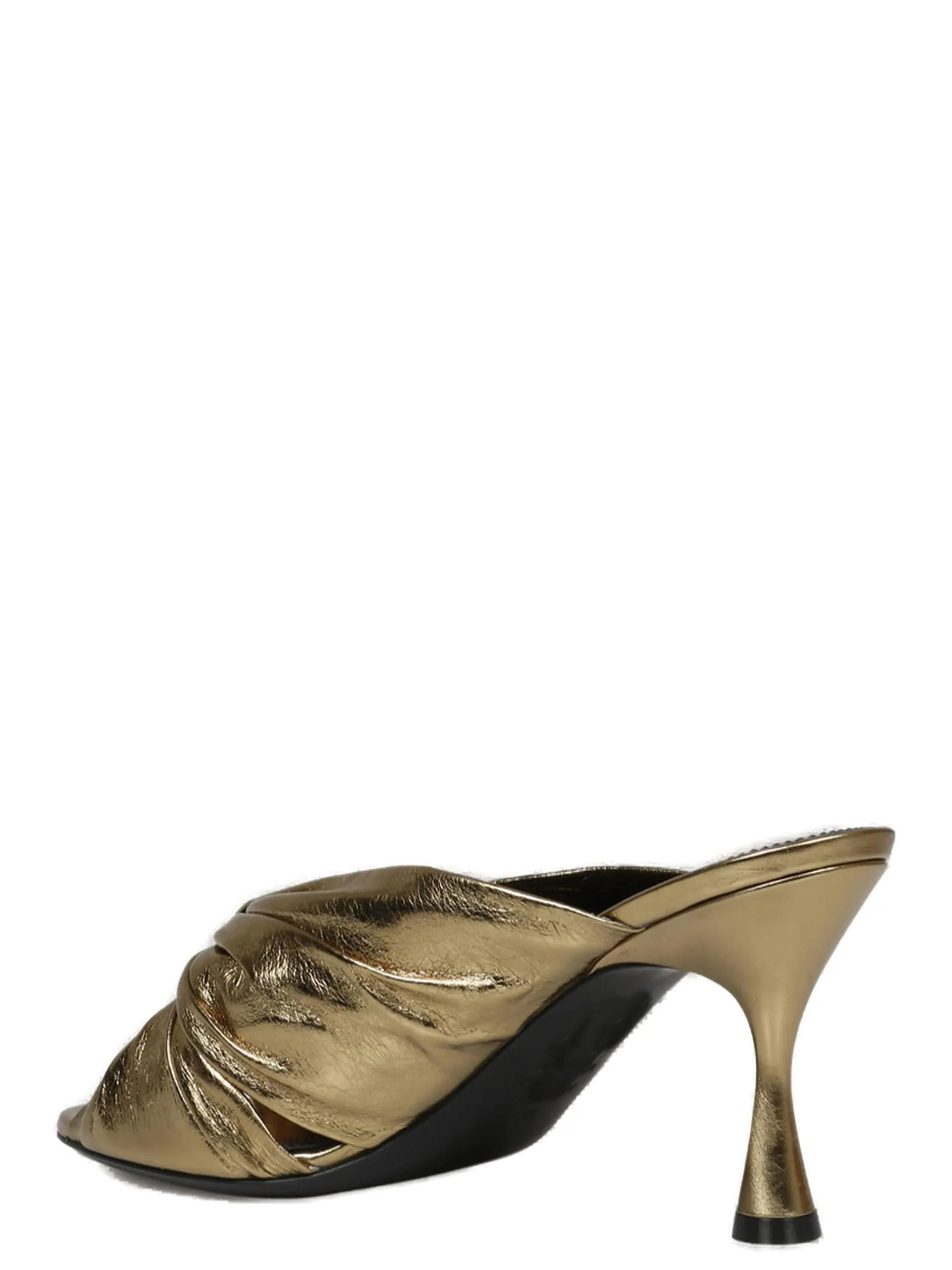 Balenciaga Knot-Detail Peep-Toe Sandals