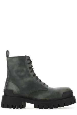 Balenciaga Strike Lace-Up Boots