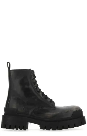 Balenciaga Strike Lace-Up Boots