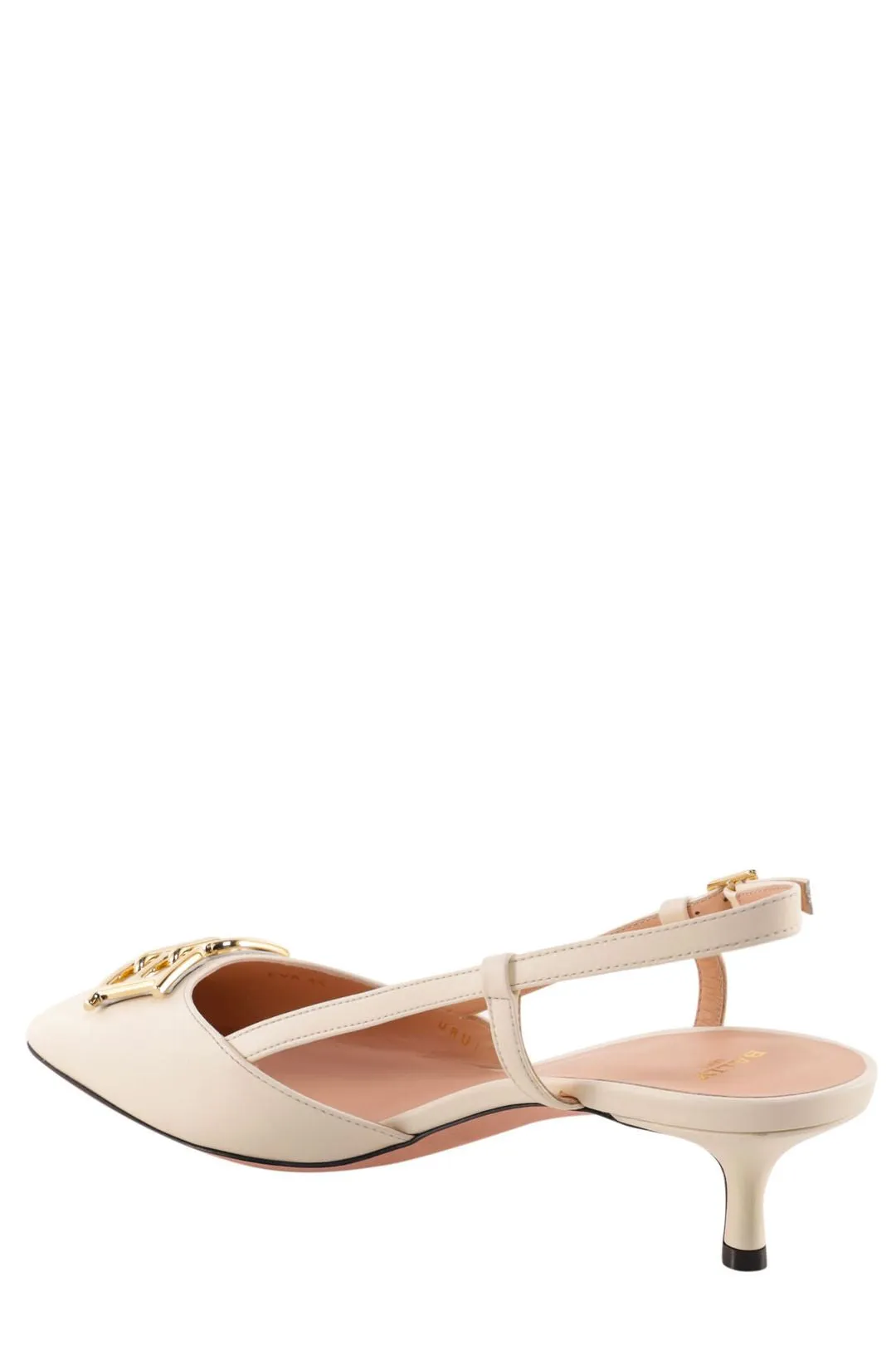 Bally Eva Logo Plaque Slingback Pumps