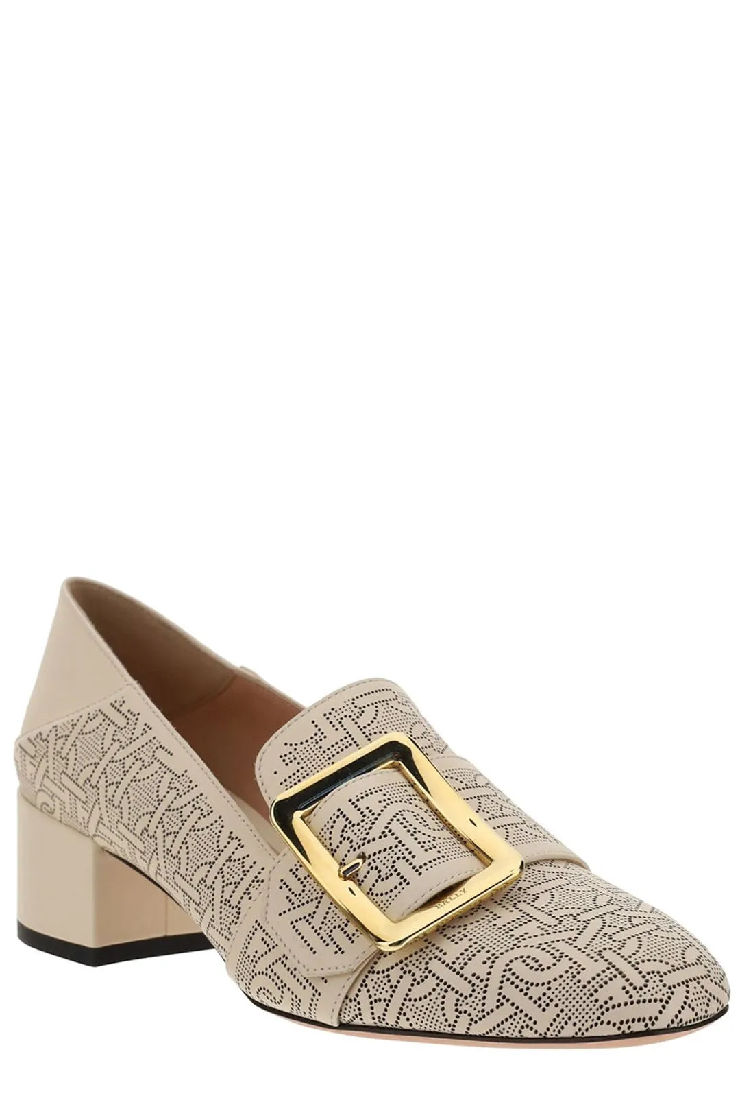 Bally Janelle Allover Logo Printed Pointed Toe Pumps