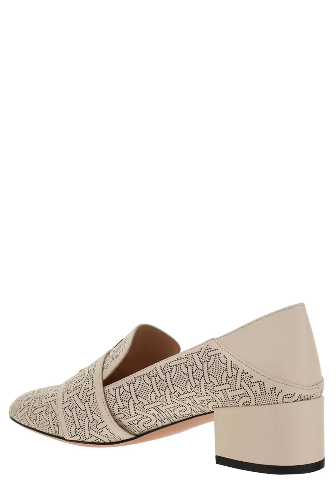 Bally Janelle Allover Logo Printed Pointed Toe Pumps
