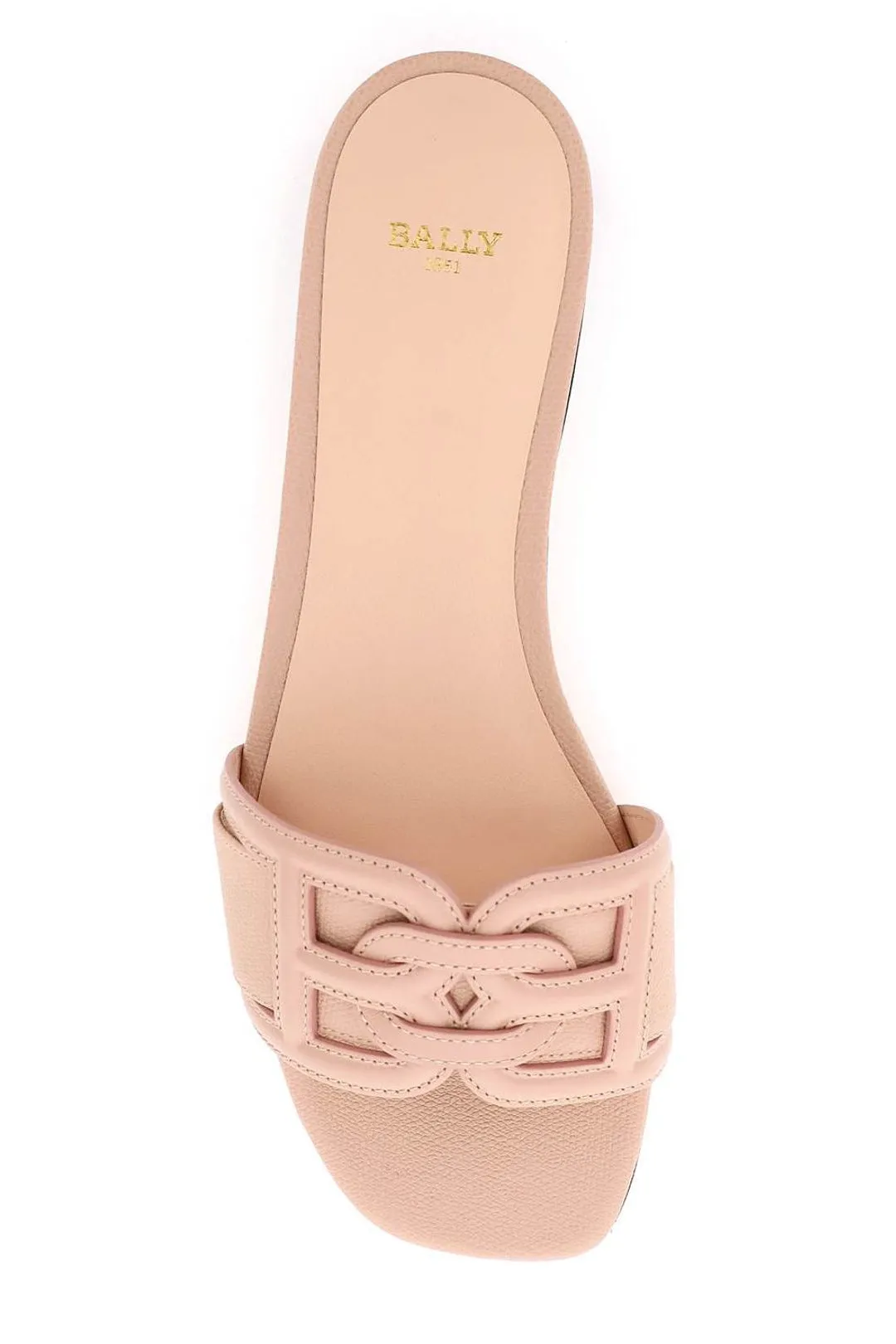 Bally Peoni B-Chain Logo Embossed Sandals