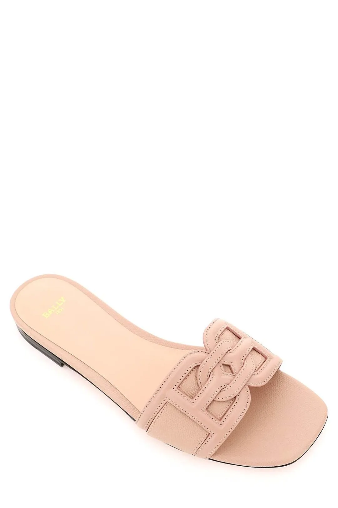 Bally Peoni B-Chain Logo Embossed Sandals