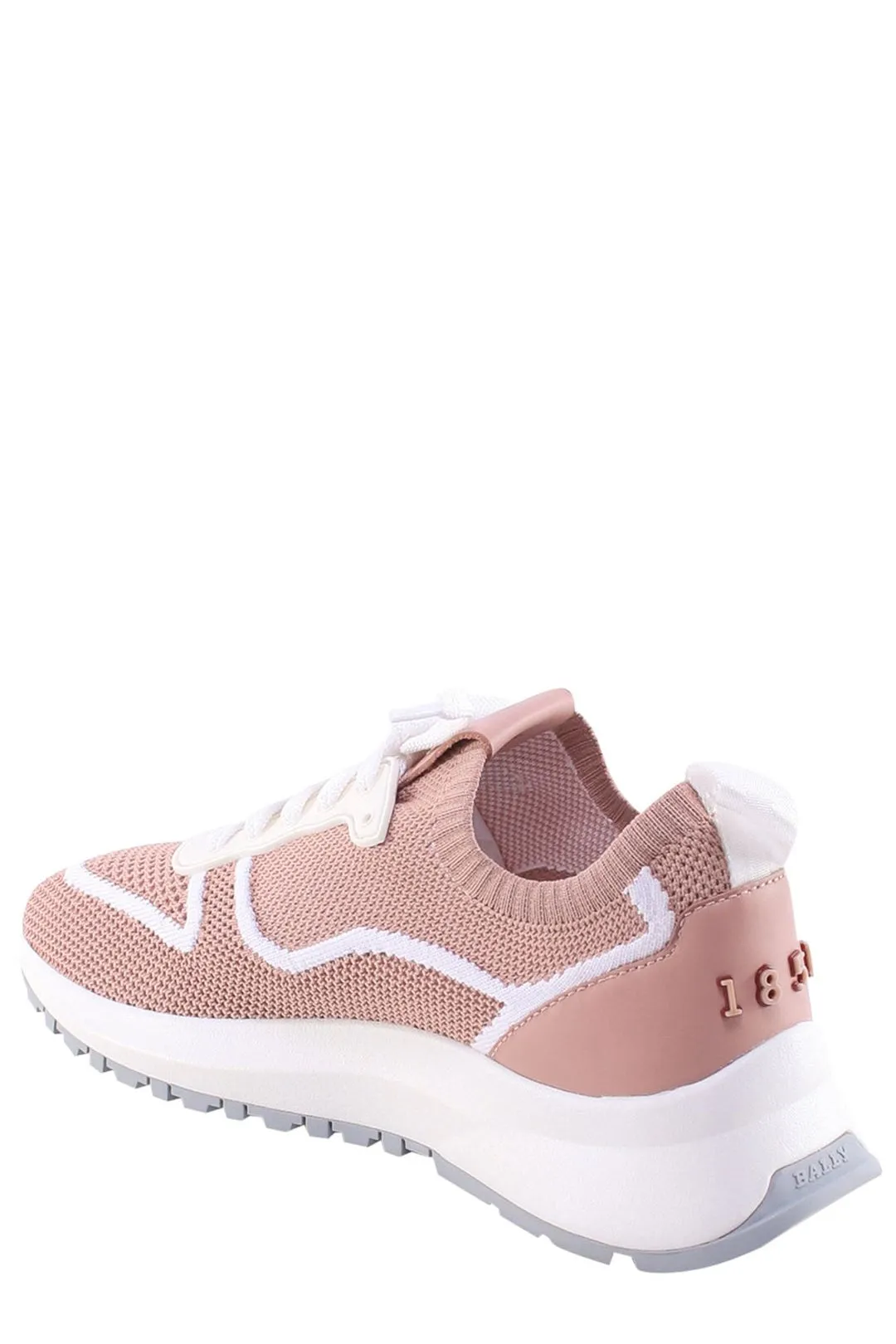 Bally Round Toe Lace-Up Sneakers
