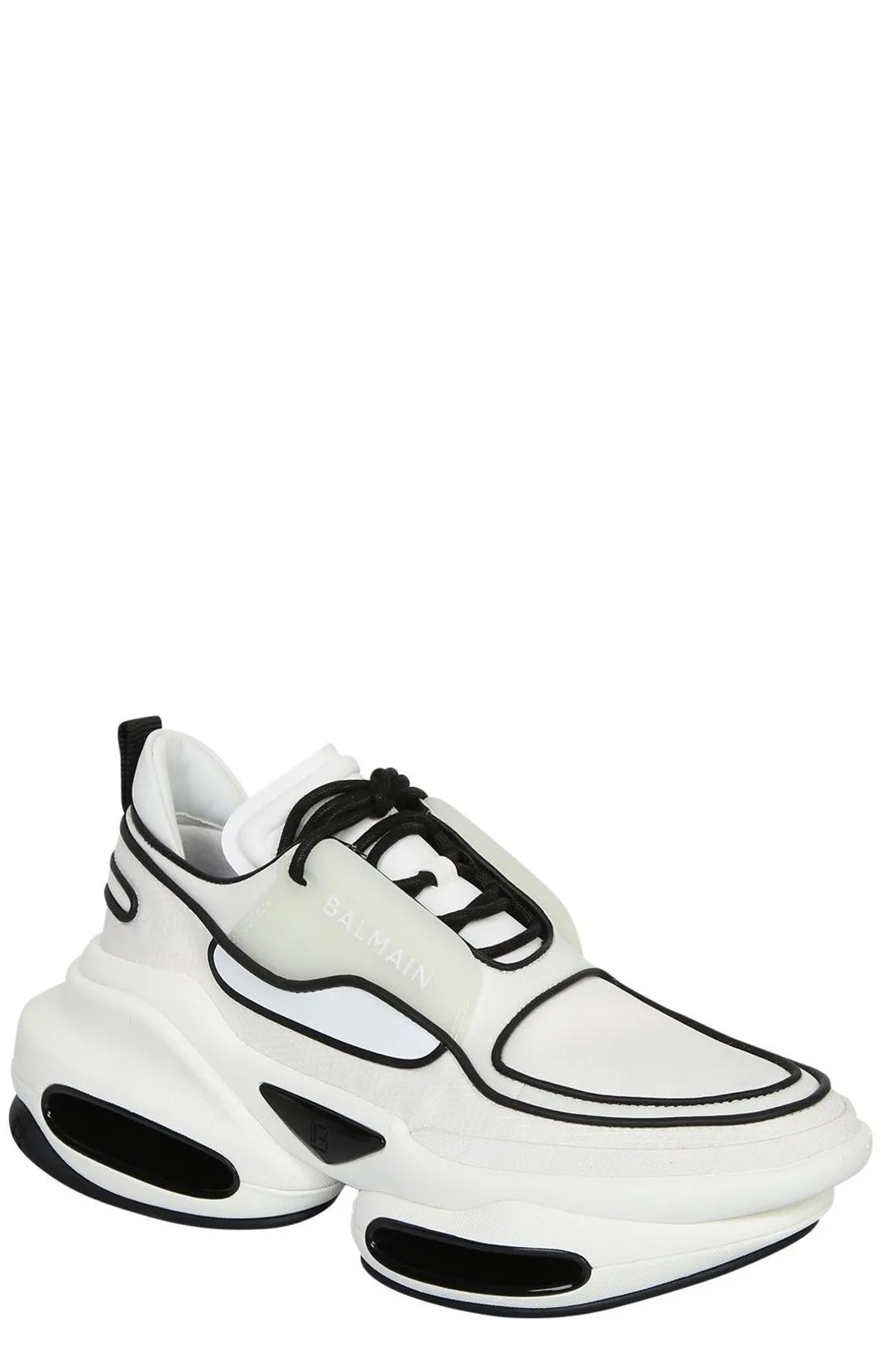Balmain B-Bold Lace-Up Sneakers