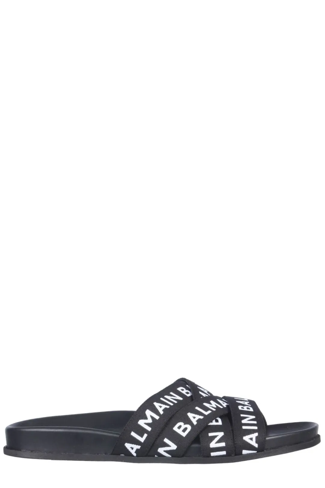 Balmain Union Logo Strap Sandals