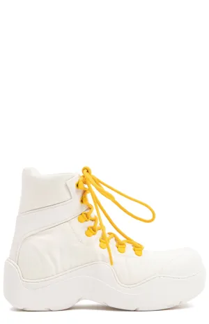 Bottega Veneta Puddle Bomber Lace-Up Boots