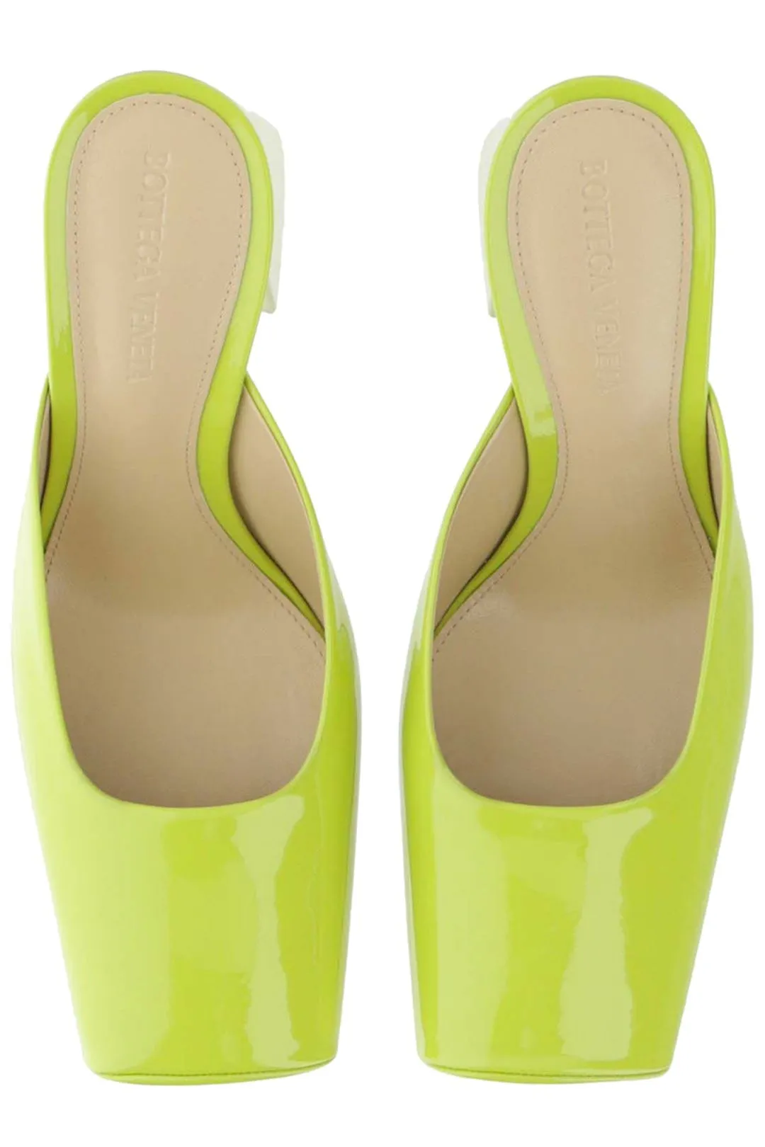 Bottega Veneta Tower Square-Toe Slip-On Pumps