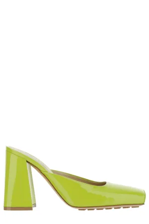 Bottega Veneta Tower Square-Toe Slip-On Pumps