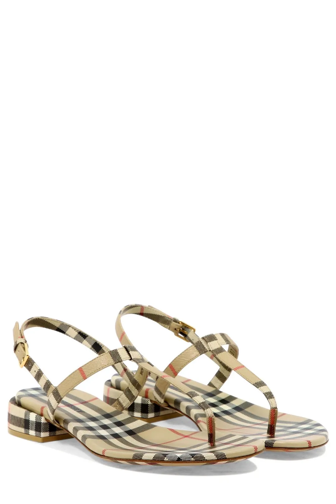 Burberry Vintage Check Flat Sandals