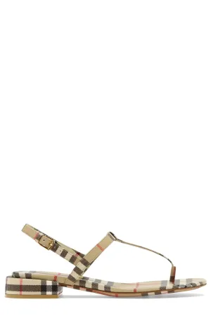Burberry Vintage Check Flat Sandals
