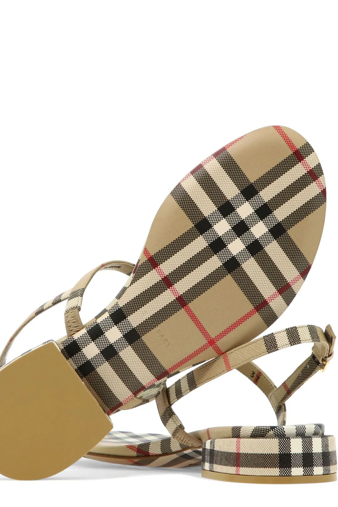 Burberry Vintage Check Flat Sandals