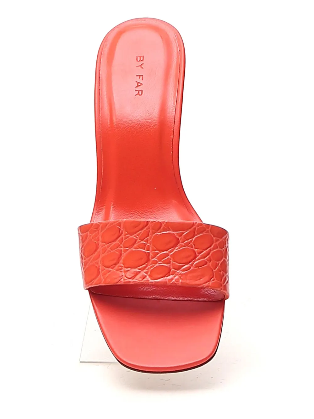 By Far Ceni Embossed Mules
