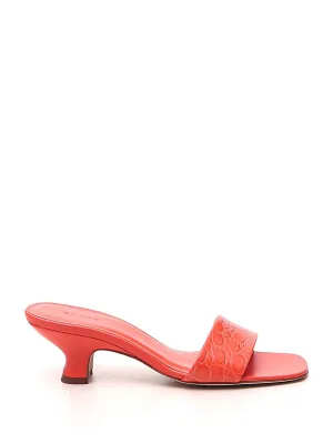 By Far Ceni Embossed Mules