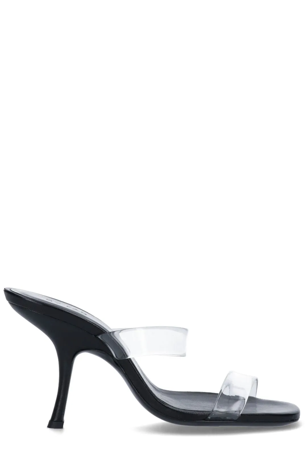 By Far Clara Square Toe Heeled Mules