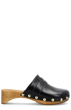 By Far Hans Studded Detail Slip-On Clogs