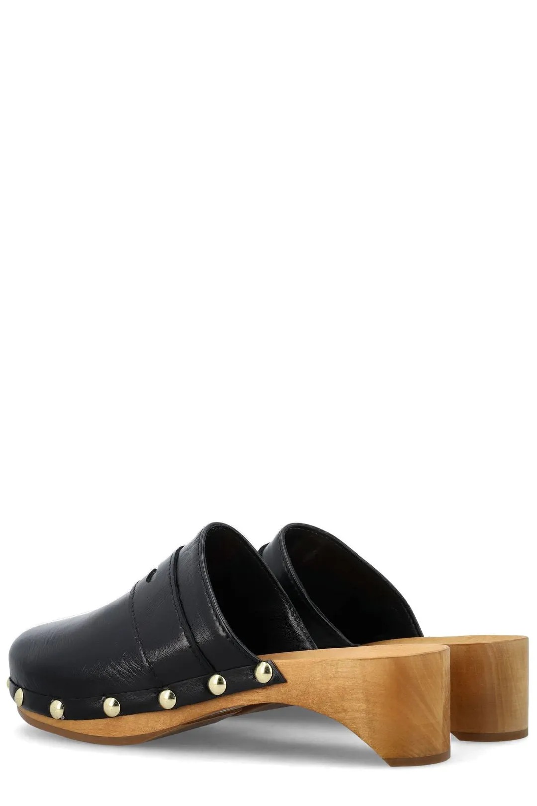 By Far Hans Studded Detail Slip-On Clogs