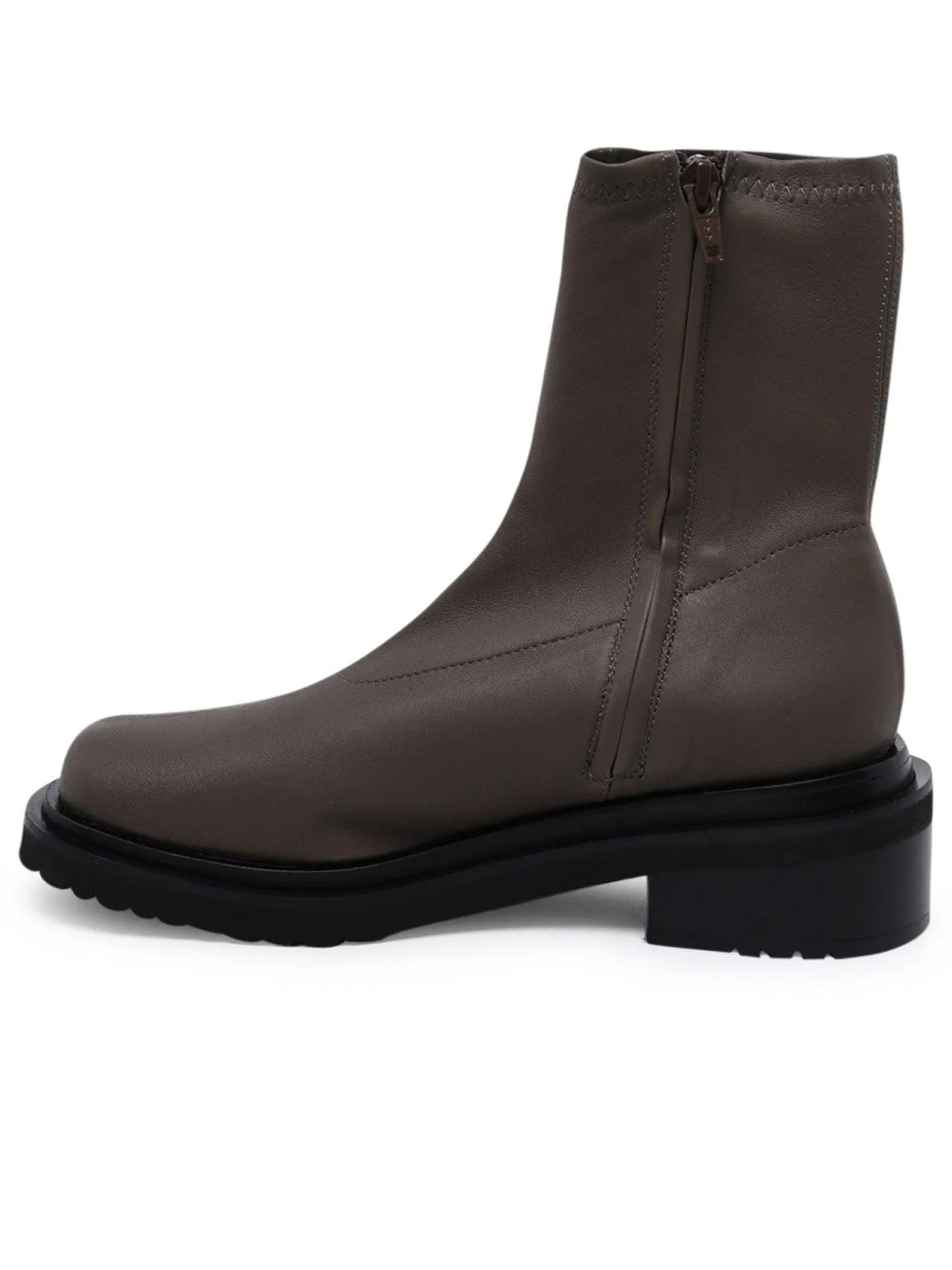 By Far Zipped Heeled Boots