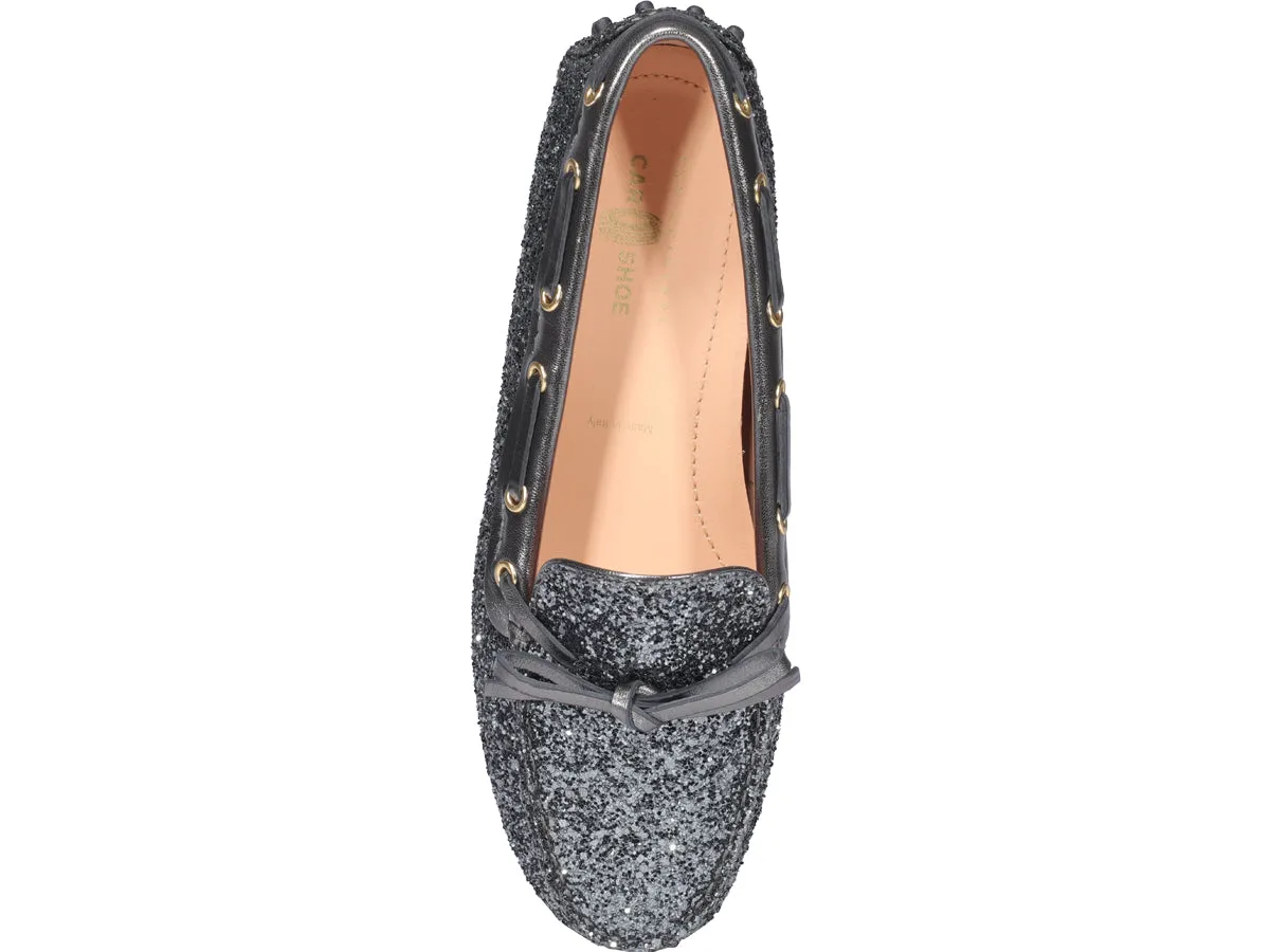 Car Shoe Glittered Loafers