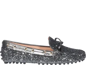 Car Shoe Glittered Loafers